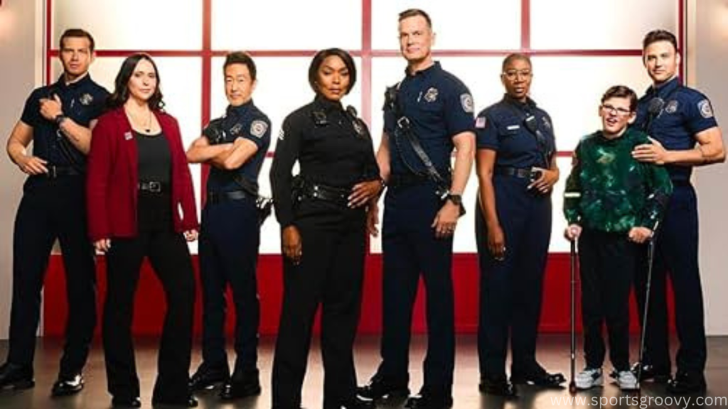 All Characters of 9-1-1 showing their unity and teamwork with Jennifer Love Hewitt 