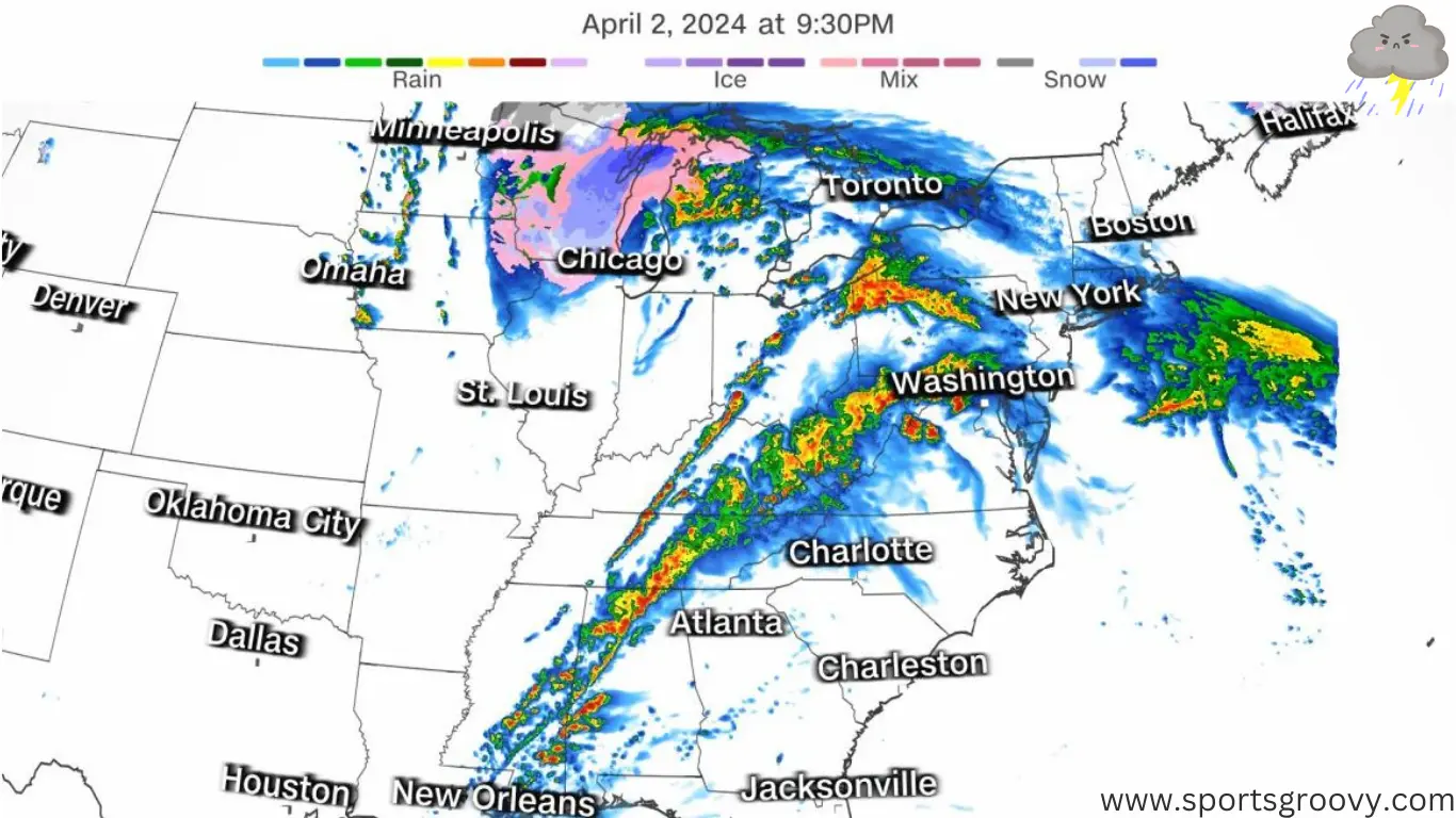 Road map for Tornado in USA