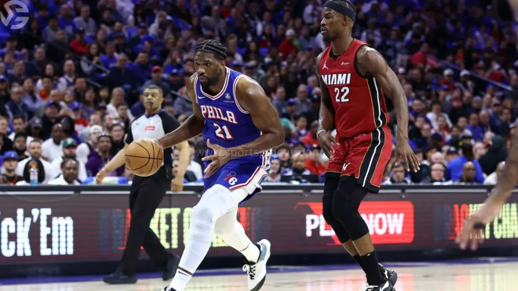 Miami's Tyler Herro was whistled for a backcourt violation. Embiid slipped the ball to Oubre under the basket for the bucket, the free throw and a 99-96 lead they would not give up.