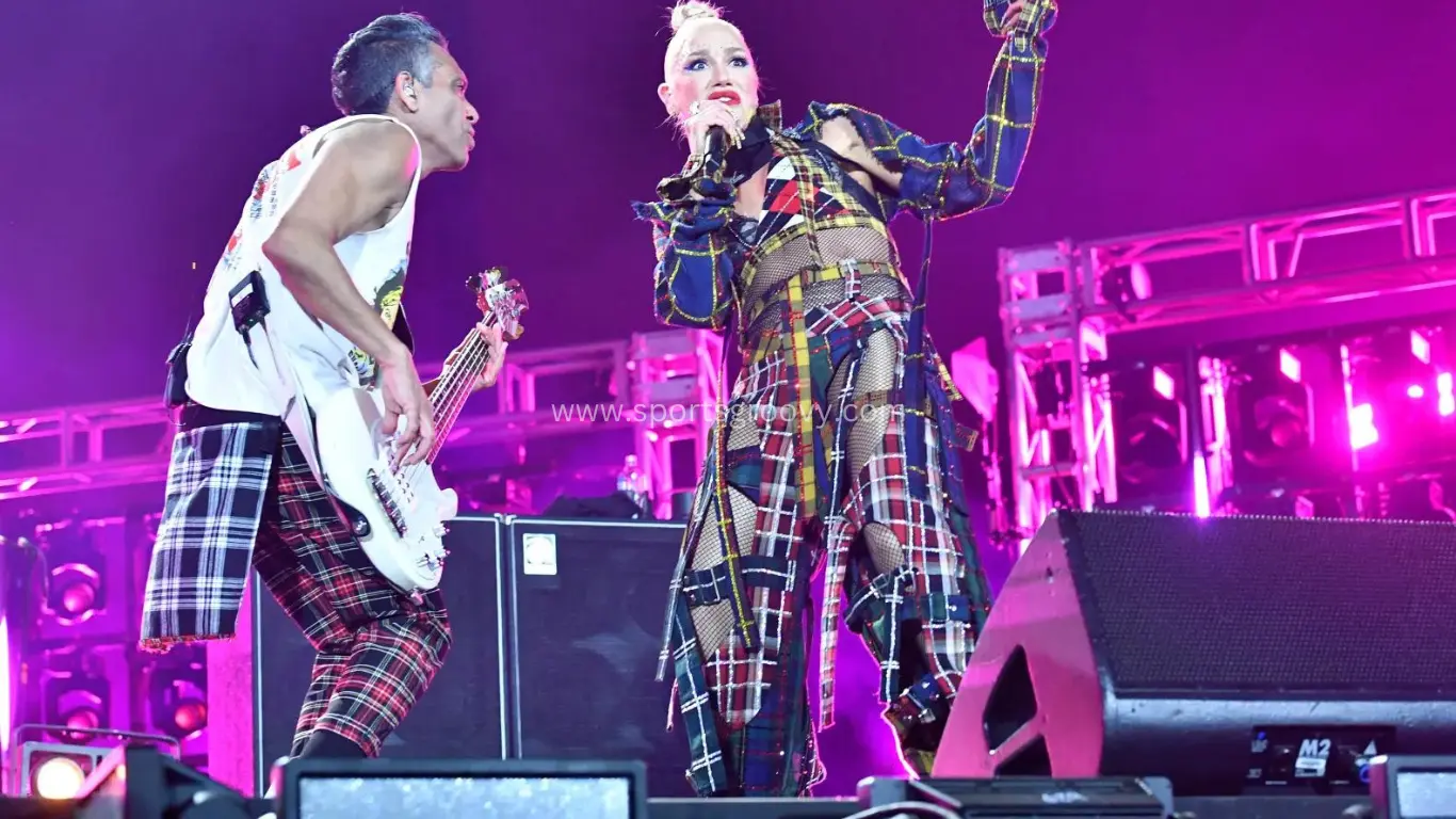 Gwen Stefani and No Doubt perform during the Coachella Valley Music and Arts Festival at the Empire Polo Club in Indio, California, on April 13, 2024.