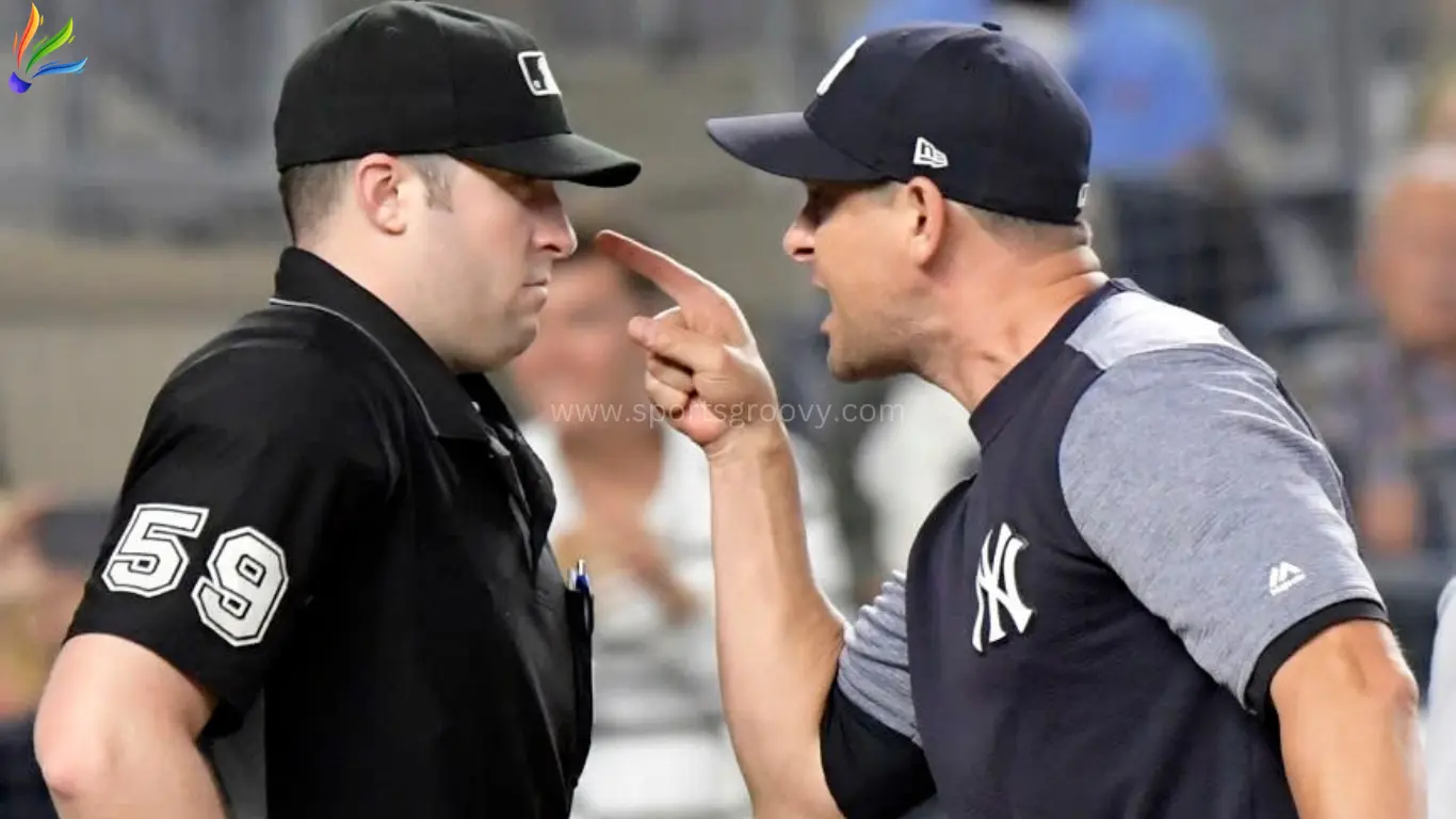 Aaron Boone was ejected Thursday night.