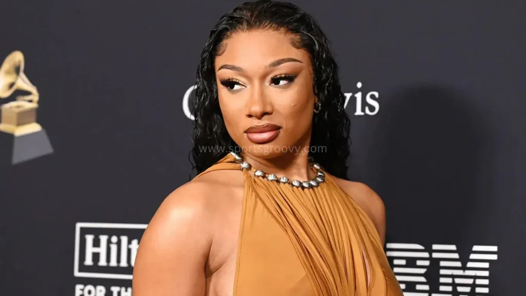 Megan Thee Stallion at the Pre-GRAMMY Gala held at The Beverly Hilton on Feb. 3, 2024 in Los Angeles, California. Gilbert Flores for Billboard.