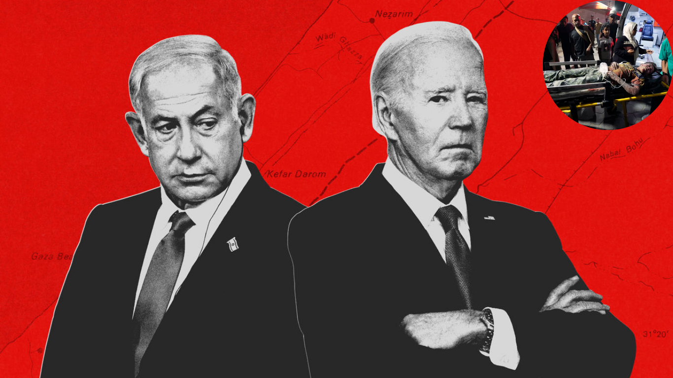 Joe Biden and Benjamin Netanyahu