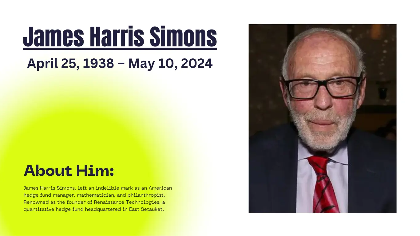 Quant King Jim Simons Dies At Age of 86 - Sports Groovy