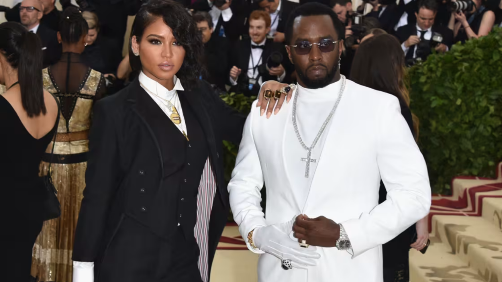 Cassie Ventura and Sean "Diddy" Combs at the Met Gala in New York City, on May 7, 2018.