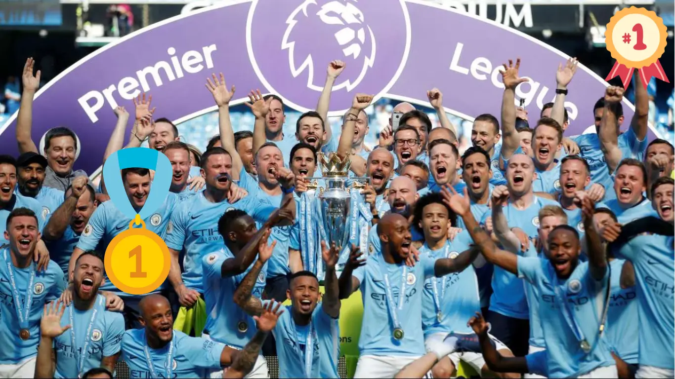 Manchester City clinches their fourth consecutive Premier League.