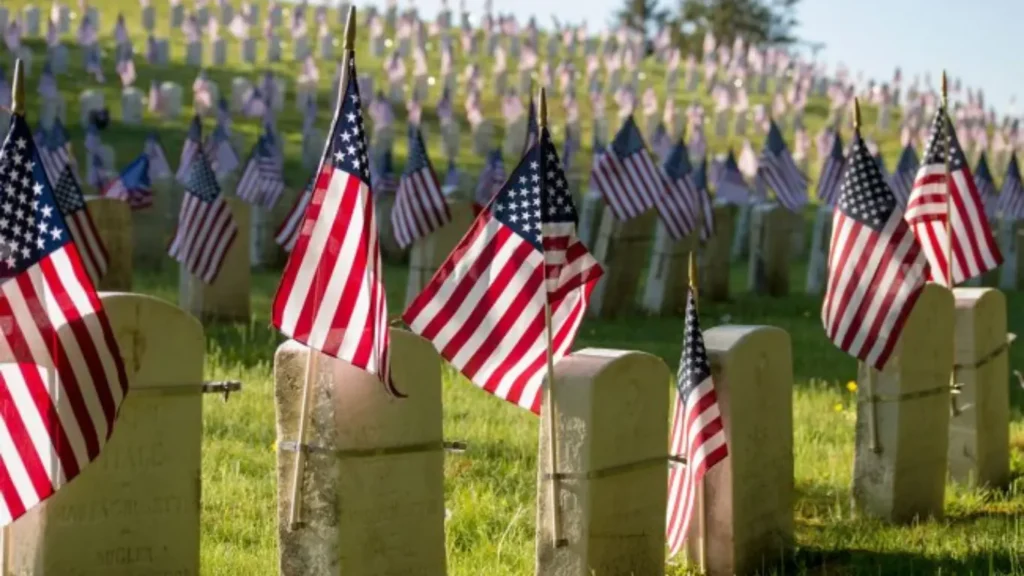 On Memorial Day at Arlington National Cemetery, the graves of the fallen stretch out in rows that seem to reach to the horizon.