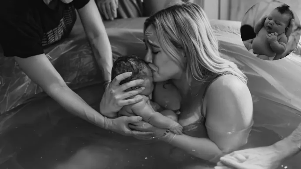 Hilary Duff's daughter  Townes joined the family via water birth.