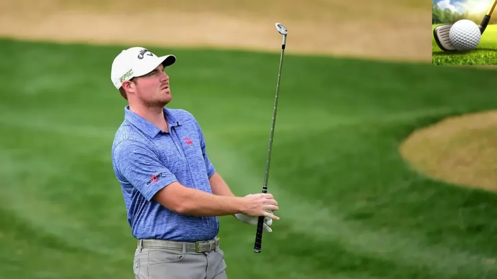 Grayson Murray tees off on the first hole during the final round of the CareerBuilder Challenge at TPC Stadium Course, La Quinta, California, on January 22, 2017.