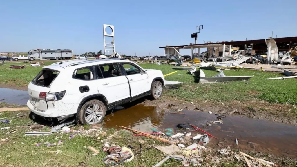 Devastation from a fierce tornado struck Valley View, Texas, on May 26, 2024.