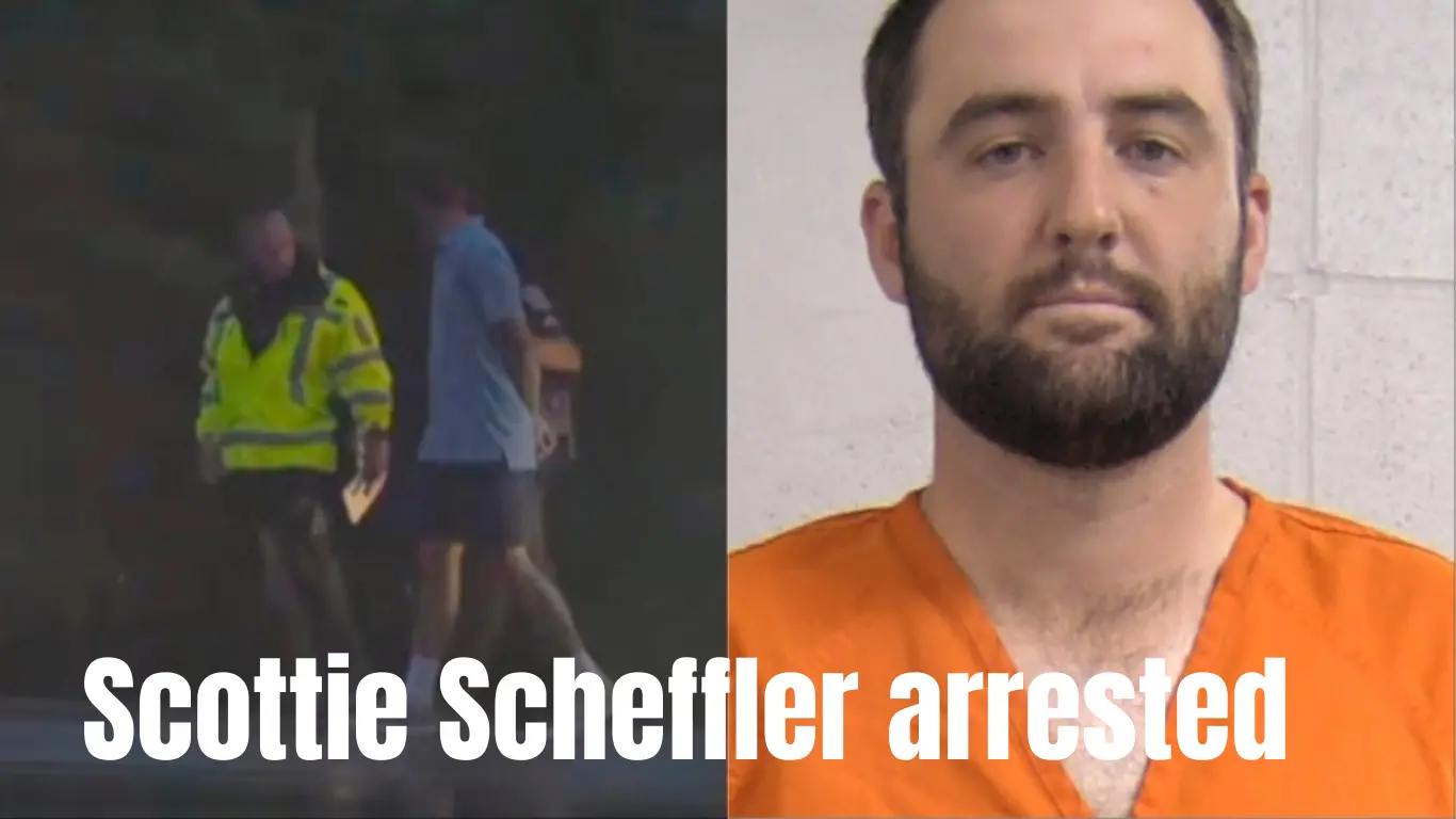 Scottie Scheffler arrested by Police.