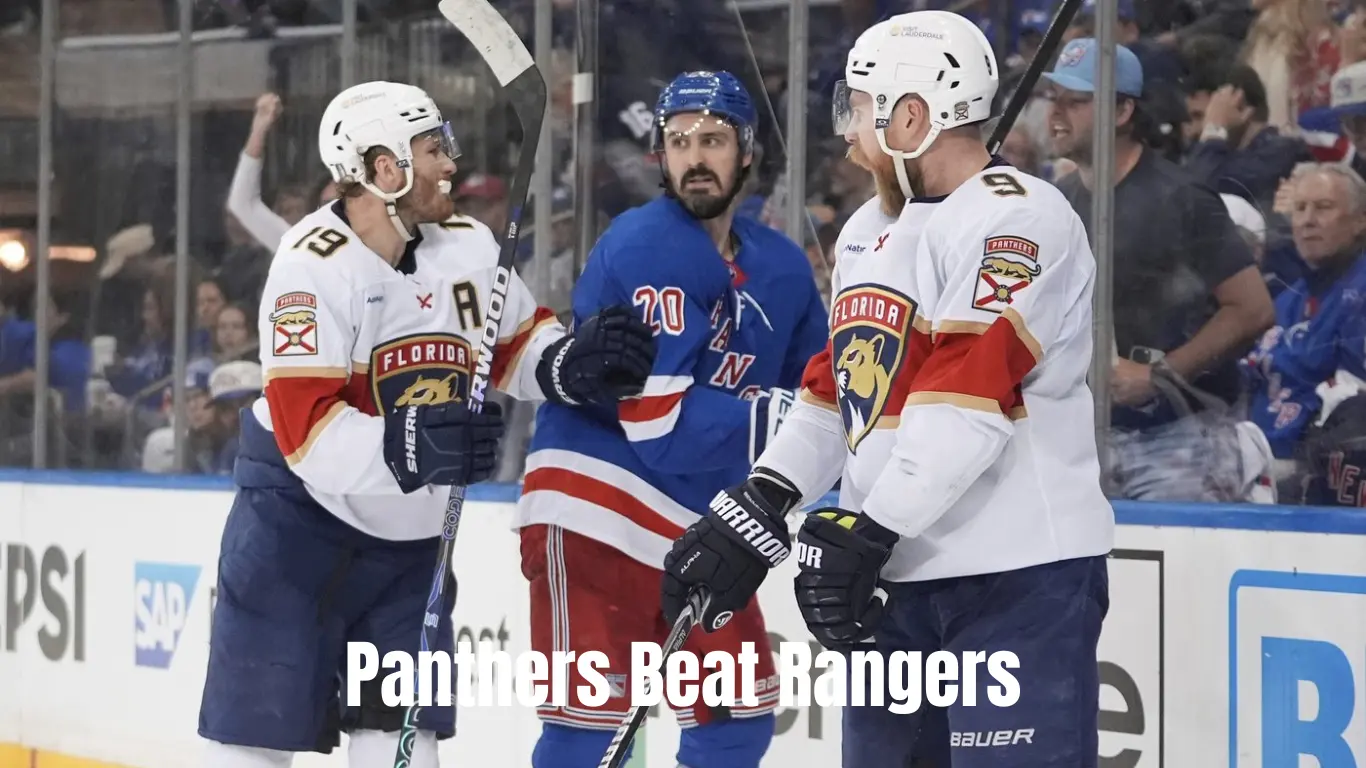 Panthers Edge Rangers 3-2 in Thrilling Game 5, One Win Away from Stanley Cup Final