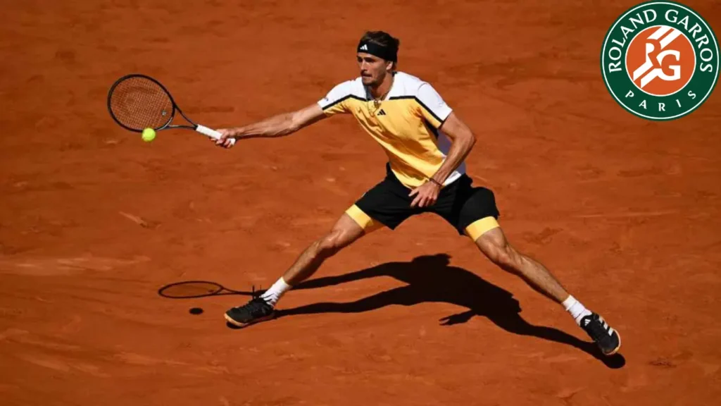 Alexander Zverev has taken the lead over Carlos Alcaraz in the 2024 French Open men's singles final.