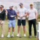 Justin Timberlake with his mates in golf club.