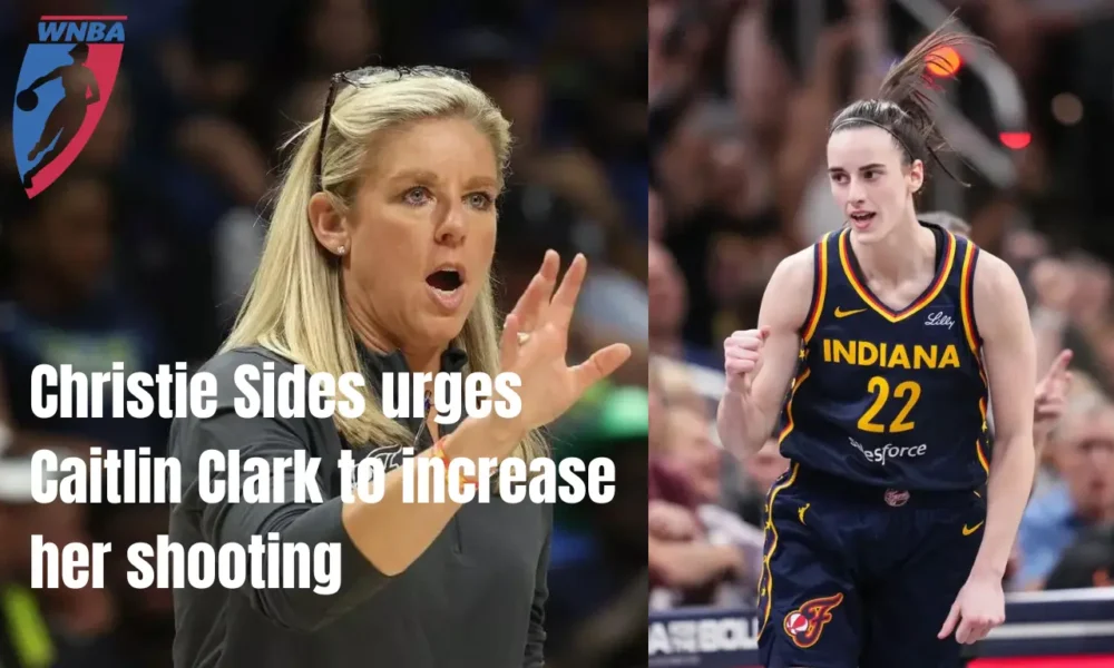 Christie Sides urges Caitlin Clark to increase her shooting.