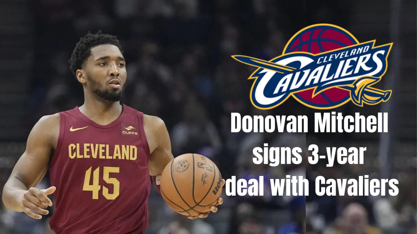 Donovan Mitchell signs 3-year contract with Cavaliers