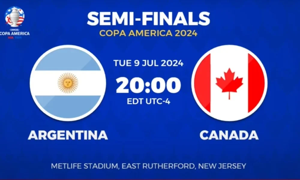 Argentina vs Canada Semi Finals COPA AMERICA 2024 Preview, Predictions, Lineup, Head to Head