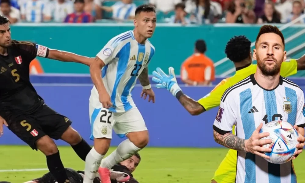 Argentina vs Peru Player Lionel Messi was absent so Lautaro Martinez excelled and outperformed Maradona!