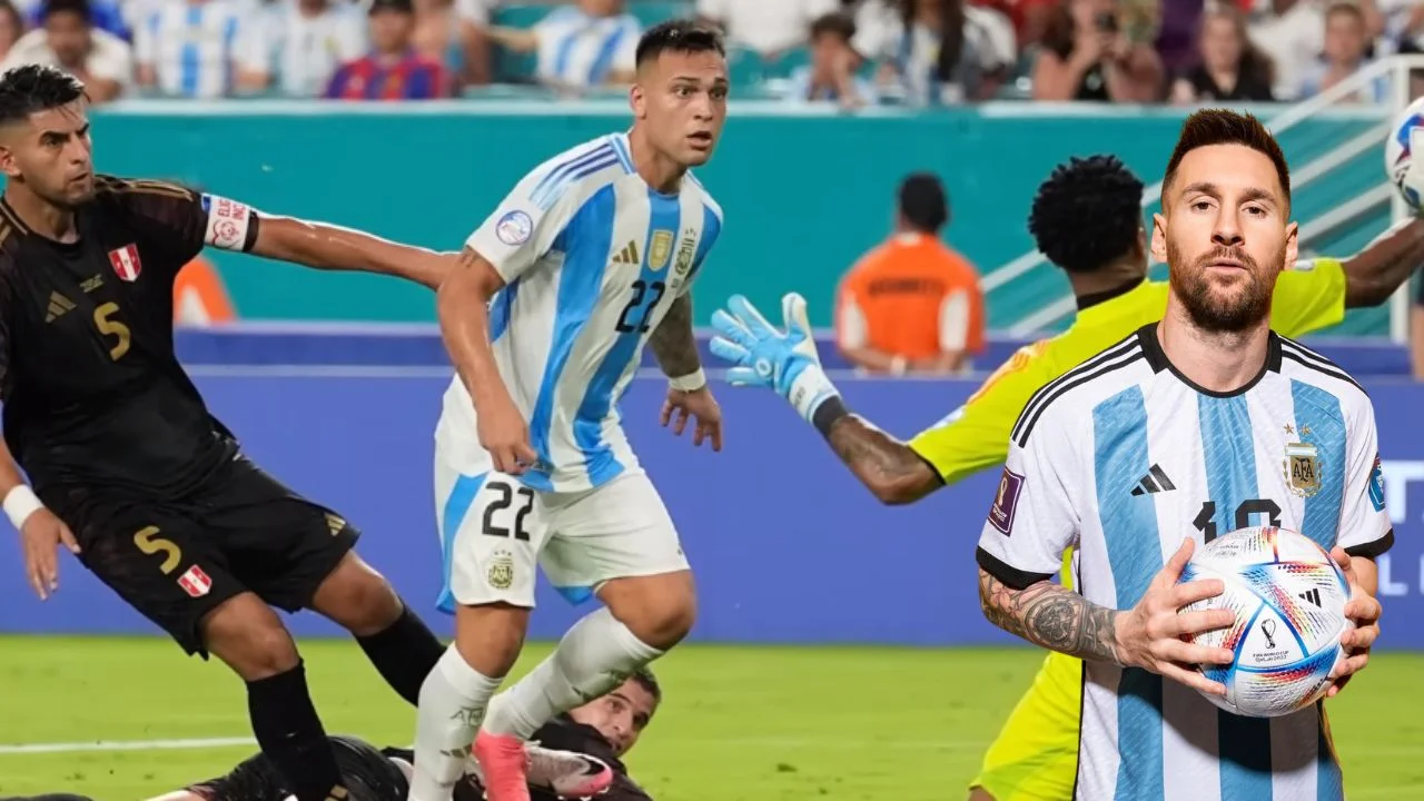 Argentina vs Peru Player Lionel Messi was absent so Lautaro Martinez excelled and outperformed Maradona!