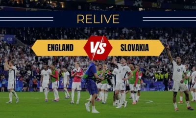 England vs Slovakia relive the minute by minute of the Euro Cup round of 16 match