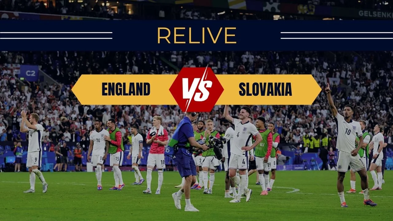 England vs Slovakia relive the minute by minute of the Euro Cup round of 16 match