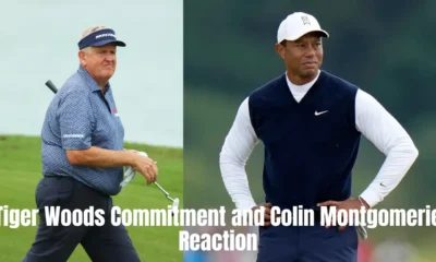 Tiger Woods and Colin Montgomerie