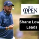 Shane Lowry Stays Cool, Leads at Royal Troon in British Open