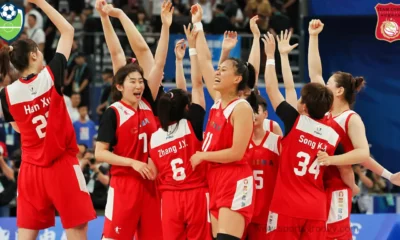 Chinese girls basketball team secures their win at ISF.