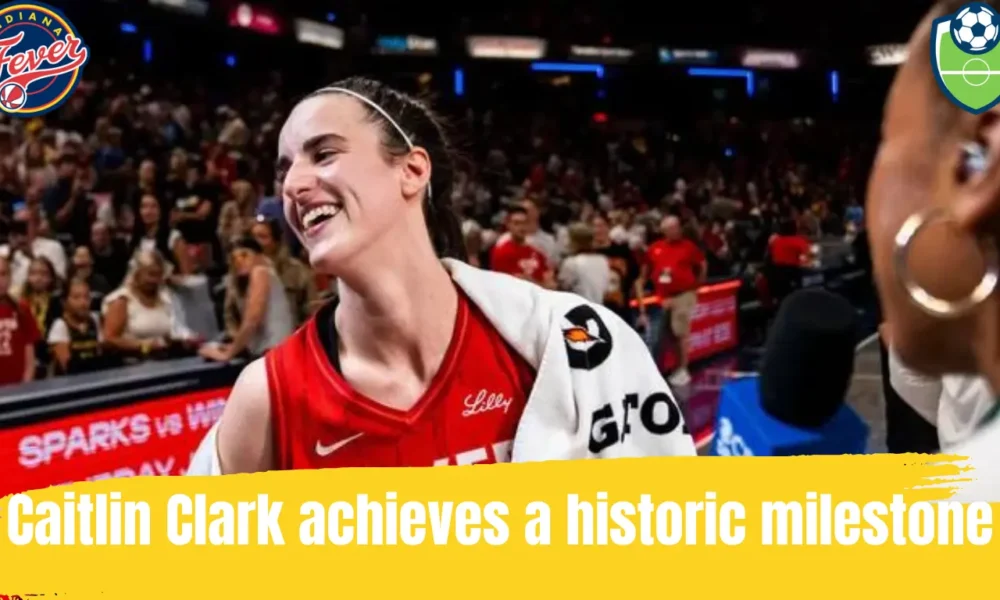 Caitlin Clark achieves a historic milestone