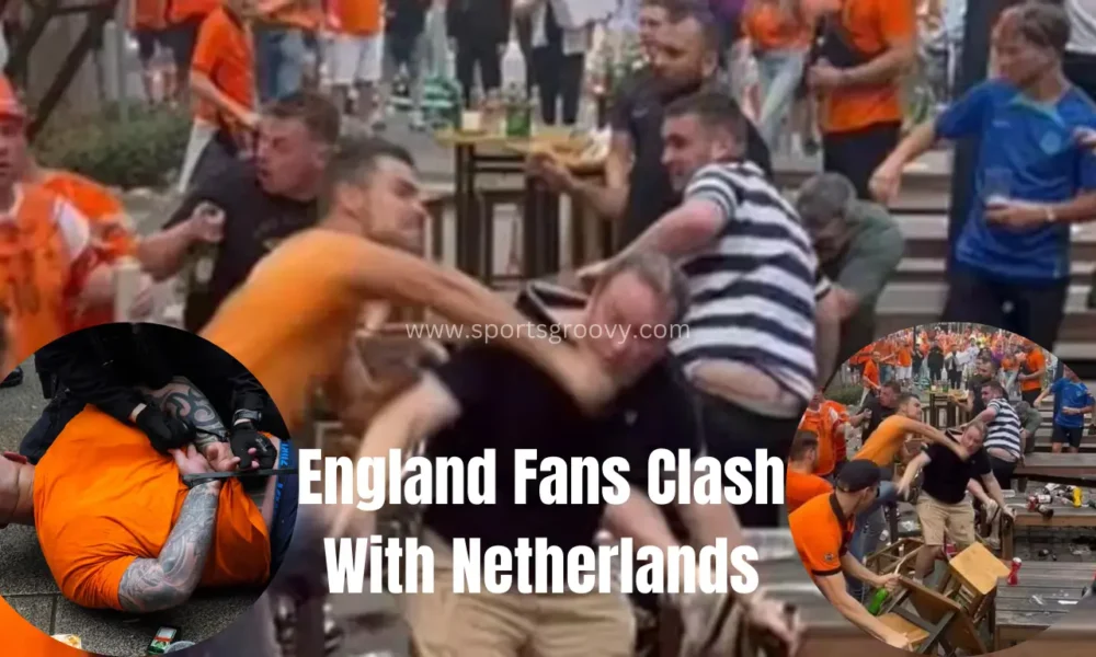 English fans clash