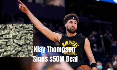 Klay Thompson has signed a three-year, $50 million contract