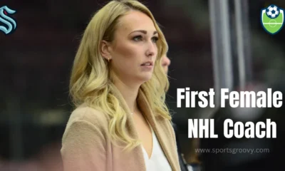 Jessica Campbell first female coach in NHL hockey.