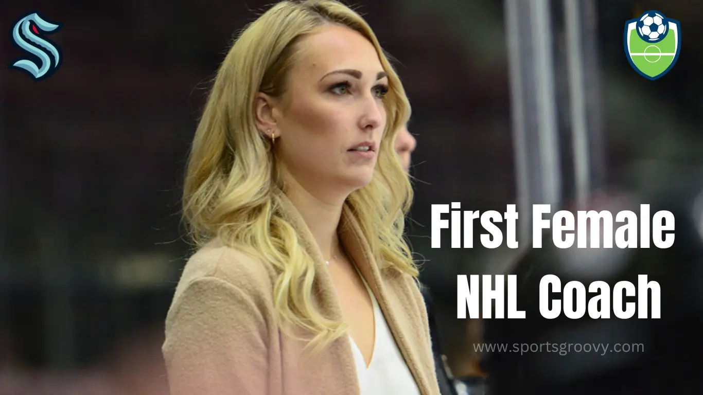 Jessica Campbell first female coach in NHL hockey.