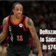 DeMar DeRozan signs 3 year $74M deal with Sacramento Kings