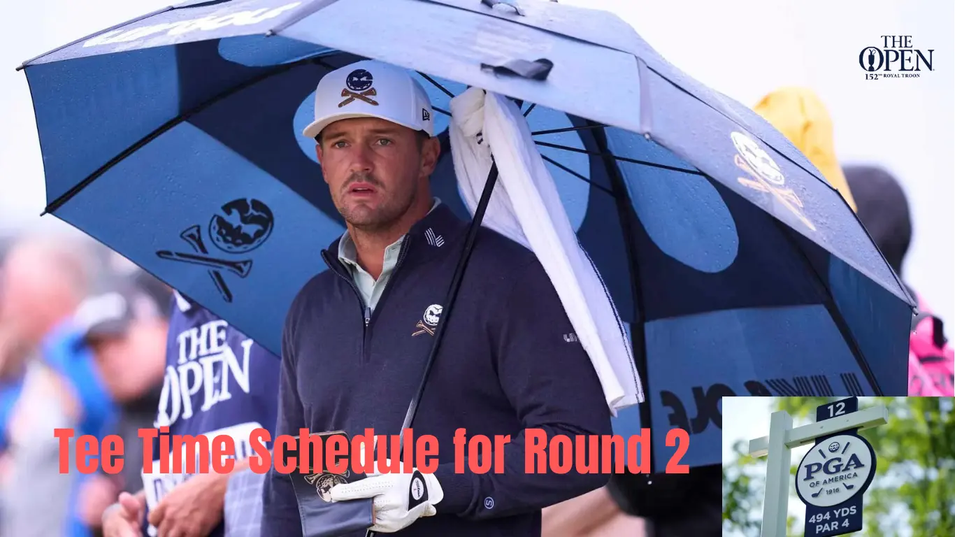 tee times and groupings for Round 2