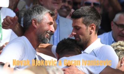 Novak Djokovic and Goran Ivanisevic