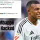 Kylian Mbappé Twitter Hacked