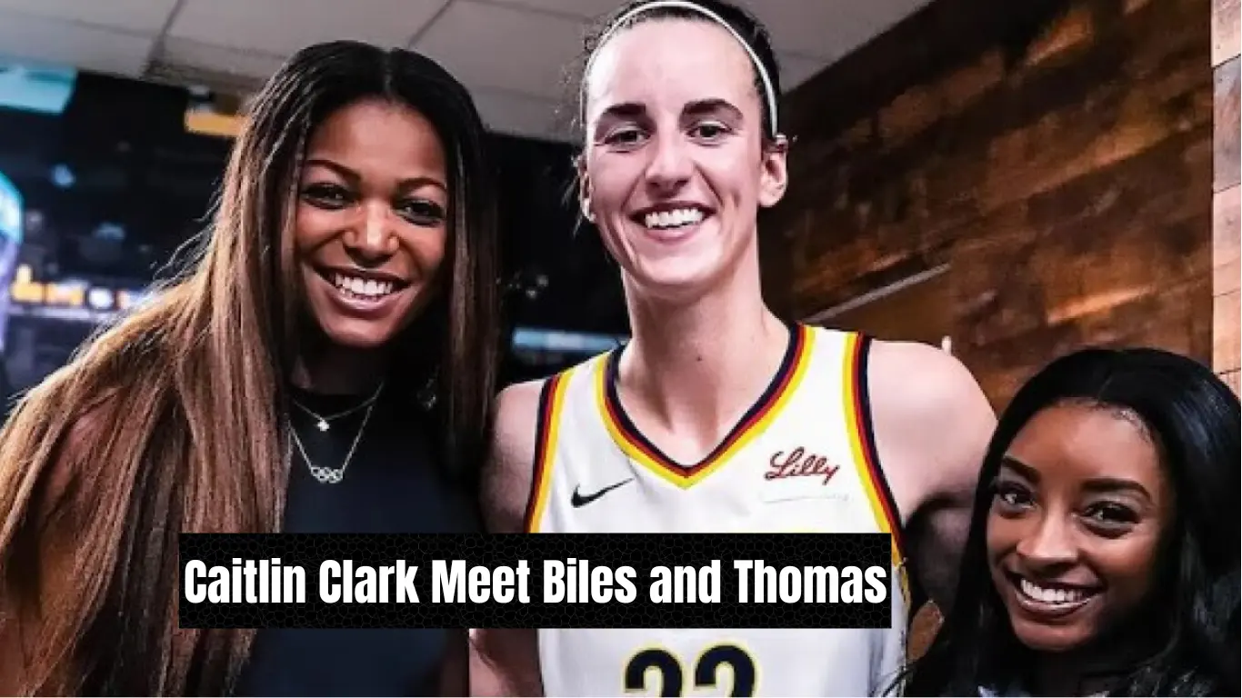 Caitlin clark meet biles and thomus