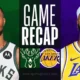 milwaukee bucks vs lakers match player stats