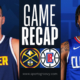 denver nuggets vs la clippers match player stats