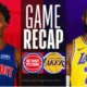 lakers vs detroit pistons match player stats