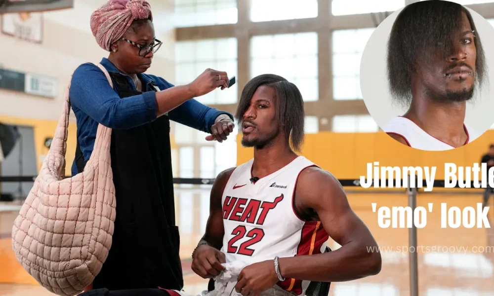 Jimmy Butler new 'emo' look