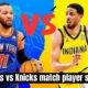 pacers vs knicks match player stats