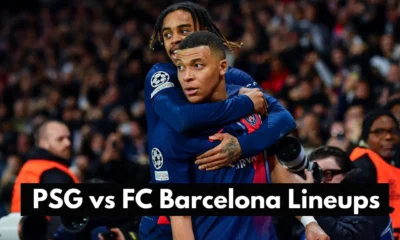 psg vs fc barcelona lineups