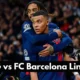 psg vs fc barcelona lineups