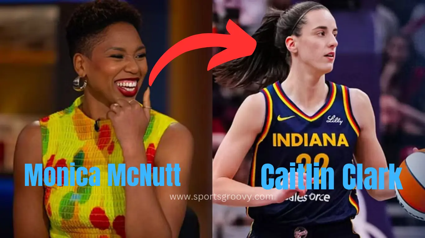 monica mcNutt controversy with caitlin clark