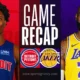 detroit pistons vs lakers match player stats