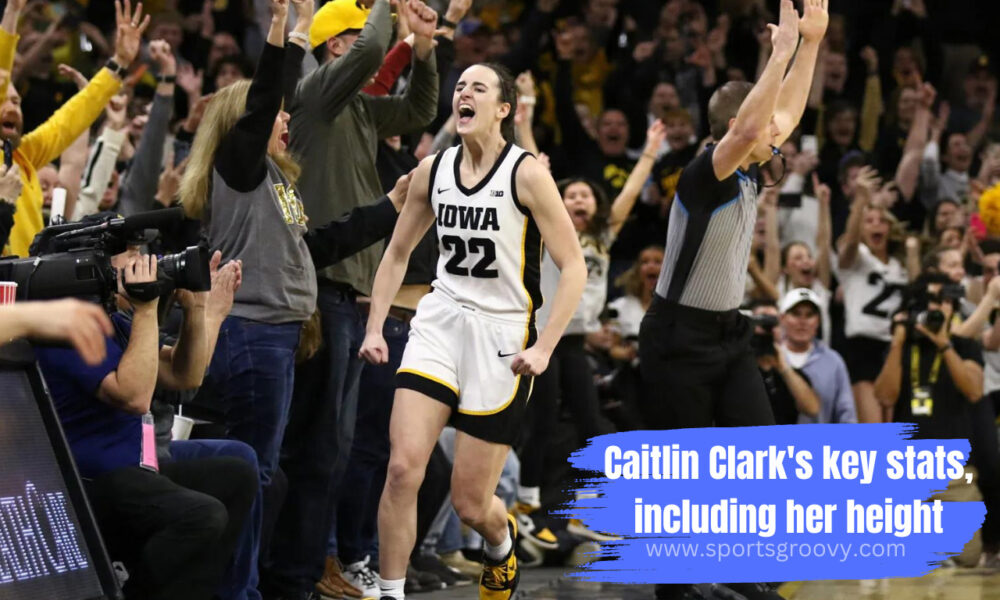 Caitlin Clark's key stats, including her height