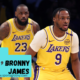 LeBron and Bronny James