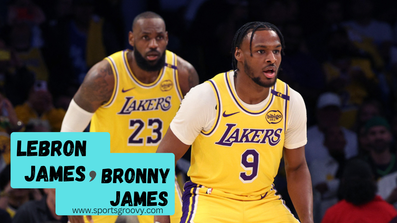 LeBron and Bronny James